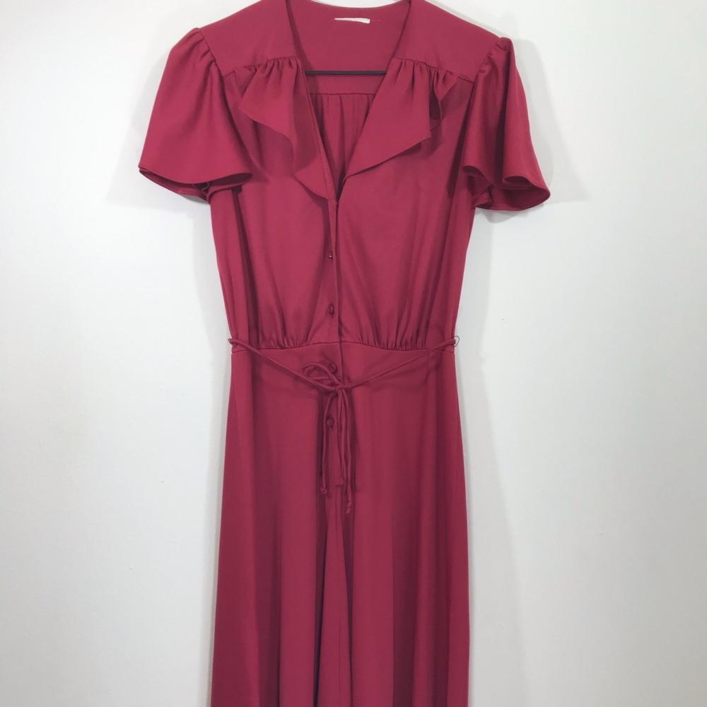 Beautiful raspberry vintage dress
